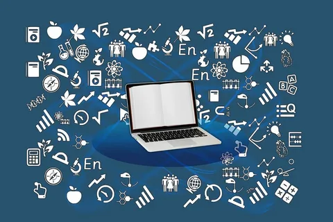 An online teacher conducting a virtual class, showcasing the essential skills needed for transformative online teaching,
