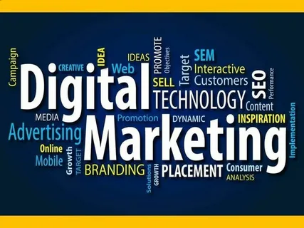 Online teacher using digital marketing tools to connect with global students