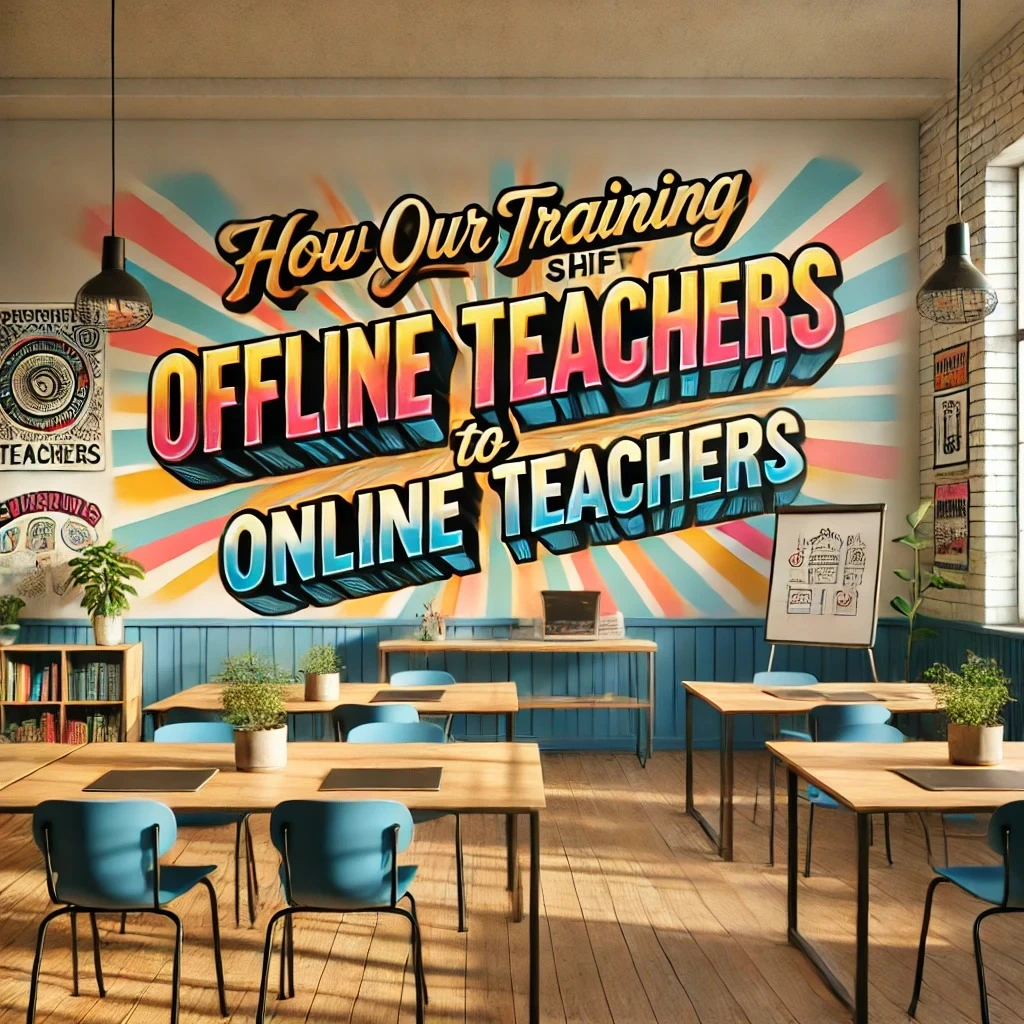 How this course shifts offline teachers to online teachers in just 10 days. #university to industry