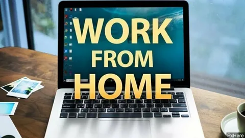 eacher conducting an online class from home, demonstrating skills for work from home teaching