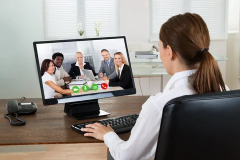Teacher engaging in an online lesson from home, highlighting flexible online jobs for teachers in 2024