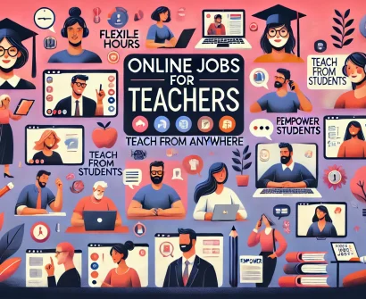 Experienced teacher conducting an online class from a home setup, demonstrating the flexibility and opportunities of online jobs for teachers