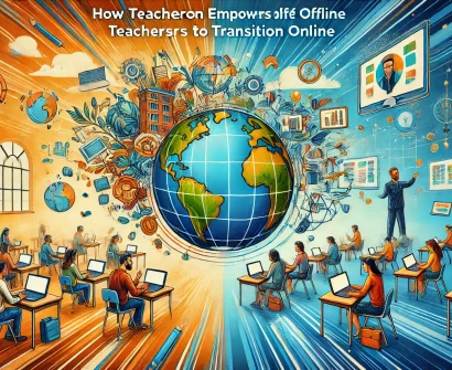 Transition from offline to online teaching with traditional tools and digital platforms